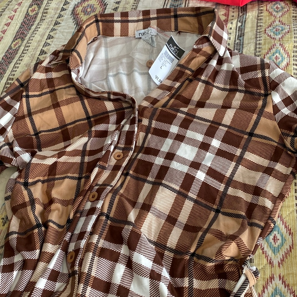 Plaid dress